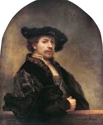 O autorretrato de Rembrandt aos 34 anos.