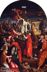 Pedro Nunes: Descida da cruz, 1620.  Capela do Esporão da Sé de Évora 
