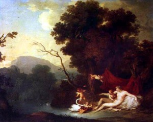 Vieira Portuense: Leda e o Cisne, 1798.  Museu Nacional de Arte Antiga