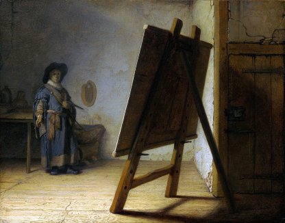 O artista em seu estúdio – 1626 